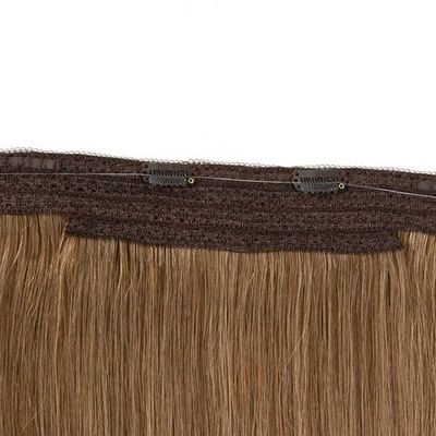 100% menschliches Haar nahtloses, unsichtbares Fischdraht Haarverlängerungen Rücksendungen bis zu 30 Tage