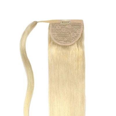 Gerade menschliche Haare Pferdeschwanz Verlängerung PE-230829 20 Zoll Kinky Gerade / Locken Pferdeschwanz