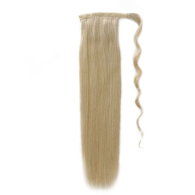 Gerade menschliche Haare Pferdeschwanz Verlängerung PE-230829 20 Zoll Kinky Gerade / Locken Pferdeschwanz