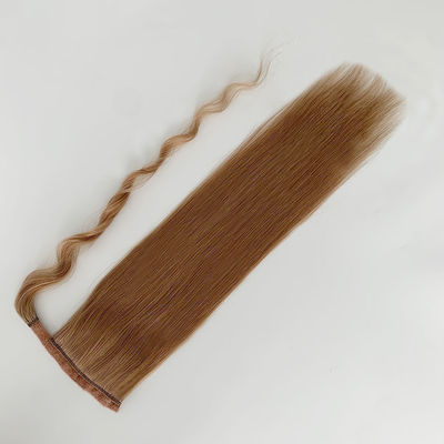 Rohes menschliches Haar Pferdeschwanzverlängerungen Farbstoff 50,00cm * 8,00cm * 3,00cm Paketgröße