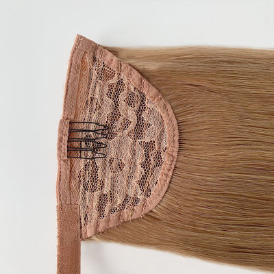 Rohes menschliches Haar Pferdeschwanzverlängerungen Farbstoff 50,00cm * 8,00cm * 3,00cm Paketgröße