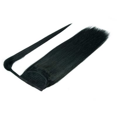 100% menschliches Remy Jungfrau Haar Pferdeschwanz Haarverlängerungen Anpassung an Ihren Fingerspitzen