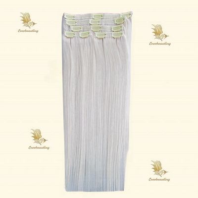16-24 Zoll 150g Clip in Human Hair Extensions Doppelweft verschiedene Längenoptionen