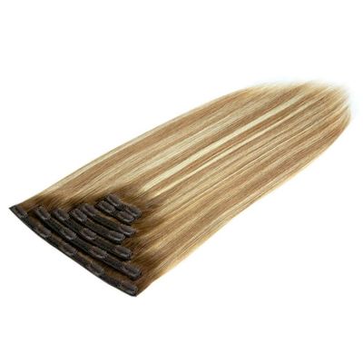 16-24 Zoll 150g Clip in Human Hair Extensions Doppelweft verschiedene Längenoptionen