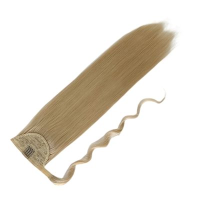US-amerikanisches menschliches Haar Pferdeschwanz Langes geradees Haarstück mit Wrap Around Design
