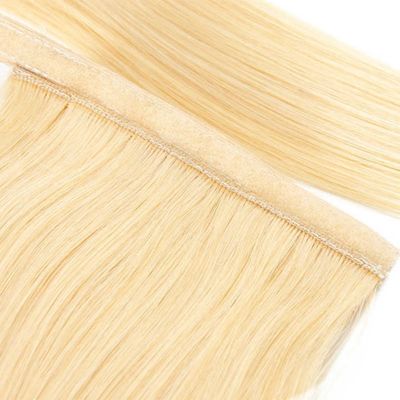 US-amerikanisches menschliches Haar Pferdeschwanz Langes geradees Haarstück mit Wrap Around Design