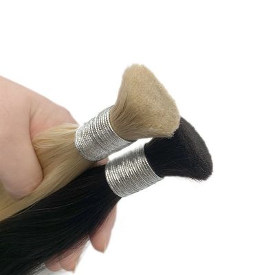 Human Hair Bulk Remy Unverarbeitet ohne Geflecht Haarbündel für Ihr Haarverlängerungsunternehmen