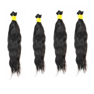 Haarmassen-231016 menschliches Haar Massenmassen rohes unverarbeitetes natürliches jungfräuliches 100% Remy-Haar