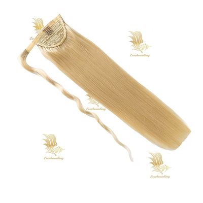 Remy Human Hair Ponytail Hairpiece 100% unverarbeitet brasilianisch Geschätzte Lieferzeit