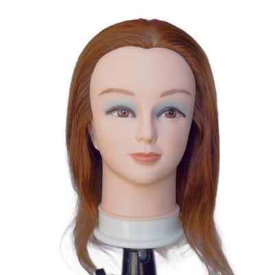 100% menschliches Haar Training Head Mannequin Kopf für die Praxis professionelle Training-Tool