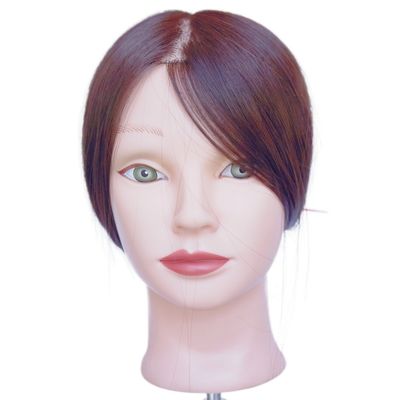 100% menschliches Haar Training Head Mannequin Kopf für die Praxis professionelle Training-Tool