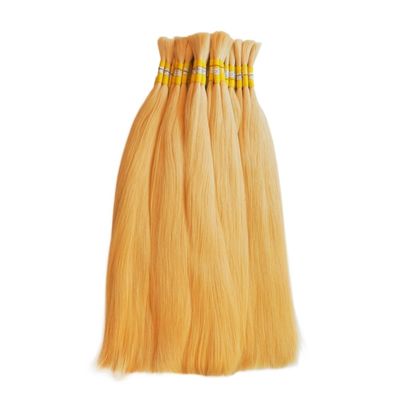 100% menschliches Haar Gewebe Bündel Blondes Haar Bündel mit Versand FedEx / DHL / Aramex / TNT
