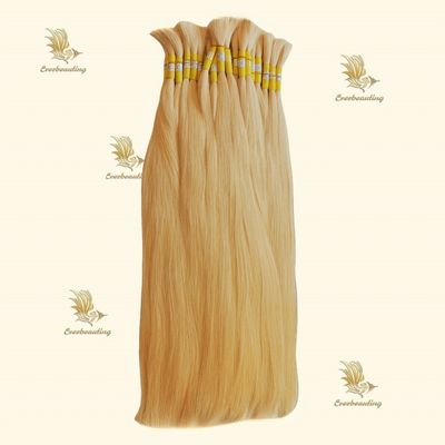Straight Style 12A Grade Blonde Farbe Menschenhaar Bündel 22 24 26 Zoll Anfangszahlung