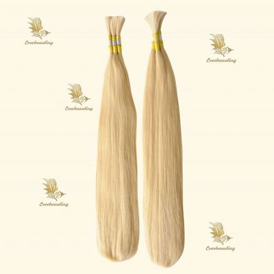 Straight Style 12A Grade Blonde Farbe Menschenhaar Bündel 22 24 26 Zoll Anfangszahlung