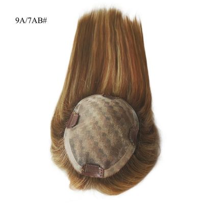 Europäisches Haar 100% brasilianische Haartöpfe für Frauen Mono Seidenbasis Frauen Toupee