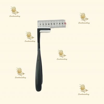 Haarextensions-Plier professionelles schwarzes Farbband in Haare Zangen aus Edelstahl