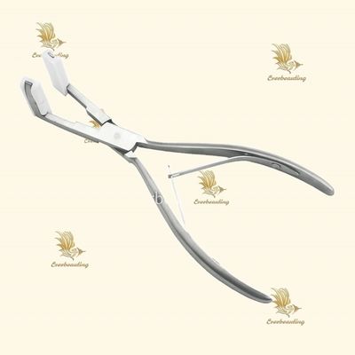 Haarextensions-Plier professionelles schwarzes Farbband in Haare Zangen aus Edelstahl