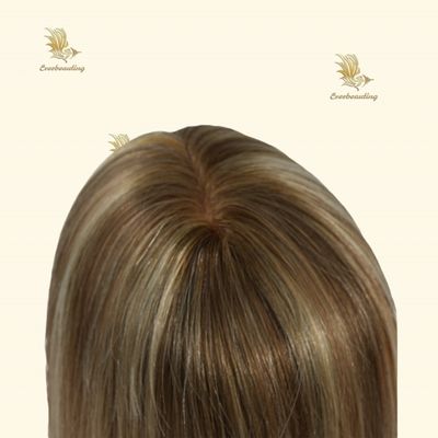 Remy Haar Topper-23007 Monofilament Topper Highlight Handgebunden 3X6.5 Primär Mono Basis